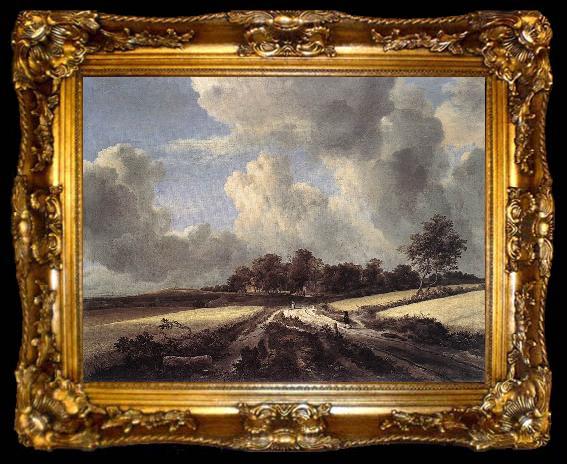 framed  Jacob van Ruisdael Wheat Fields, ta009-2